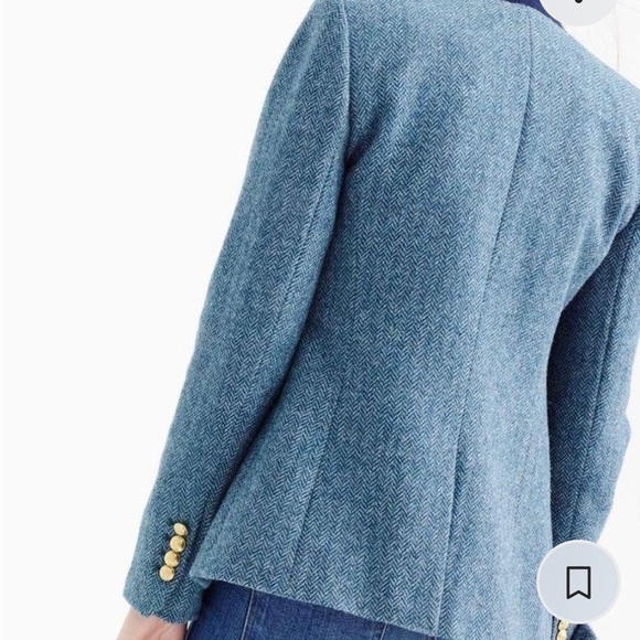J. Crew x Moon Luxury English fabrics Campbell style blazer Size 2 - Picture 4 of 13